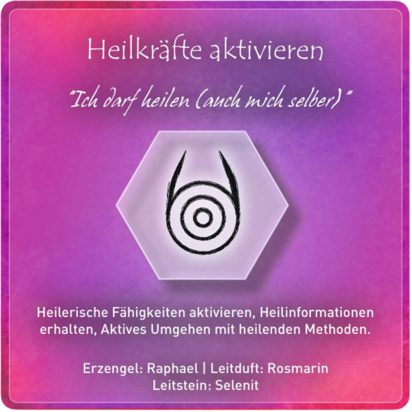 "Heilkräfte aktivieren" Edelsteinessenz
